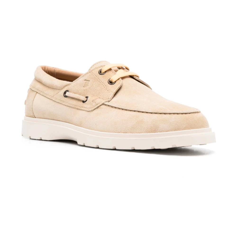 TOD'S Zomerse Hybride Bootschoenen Beige Heren