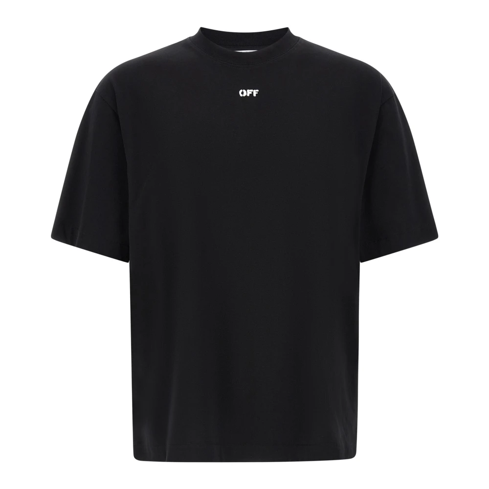 Off White Men's Black T-Shirts, S, Paint Arrow T-Shirt