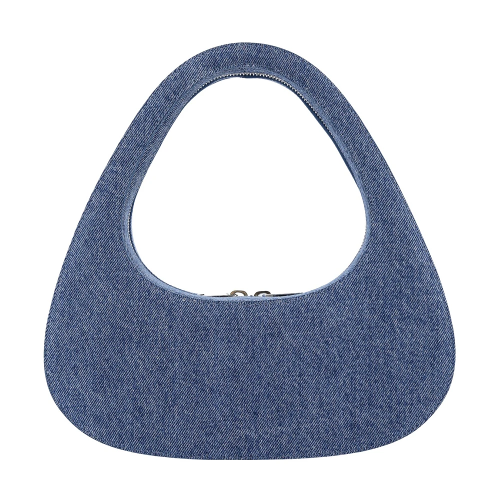 Coperni Denim Handtas met Ritssluiting Blue Dames