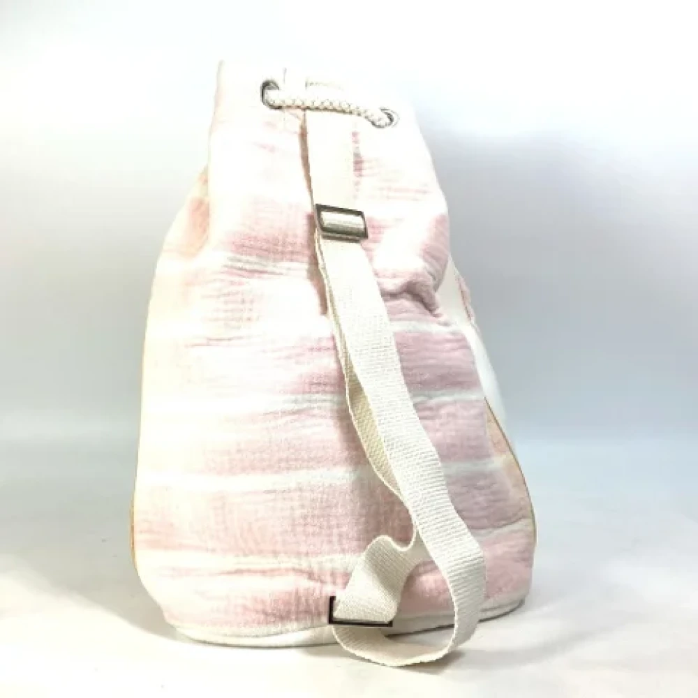 Chanel Vintage Pre-owned Cotton chanel-bags Pink Dames