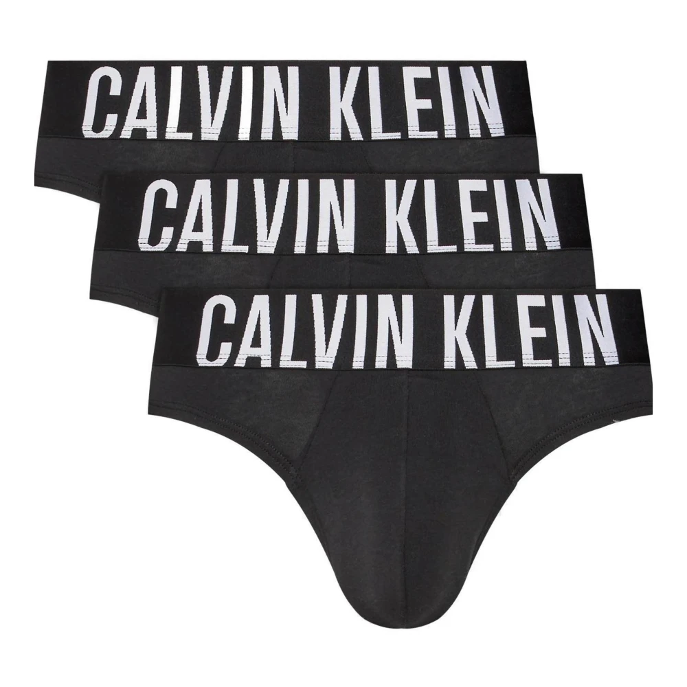 Calvin Klein Mannen Briefs 3-Pack Lente Zomer Collectie Black Heren