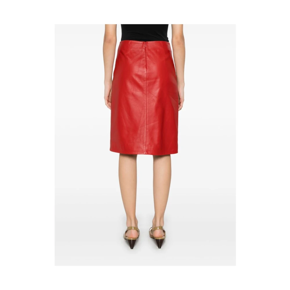 Loulou Studio Tomat Rok Red Dames