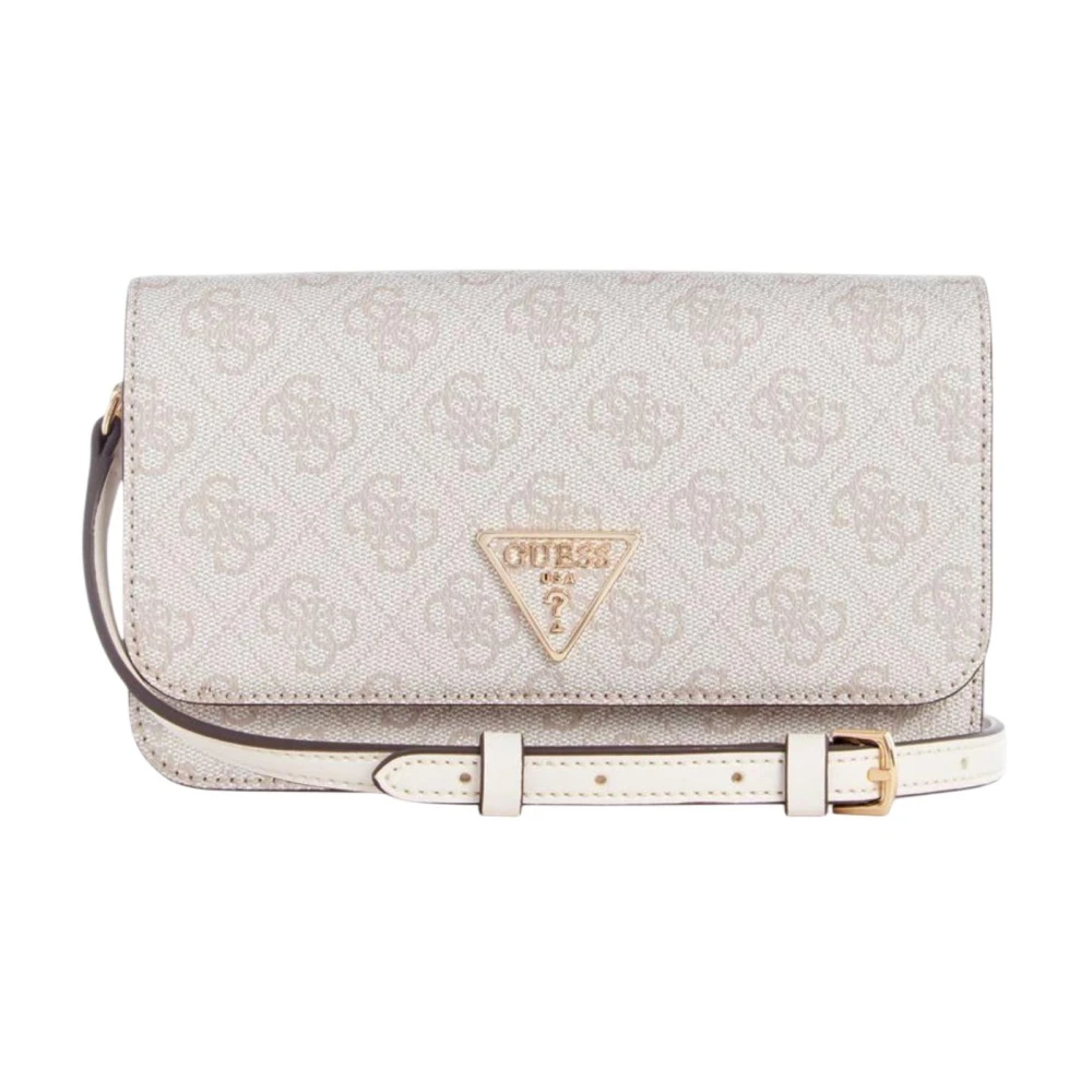 Guess Women's Beige Noelle Ii Xbody Flap Organizer