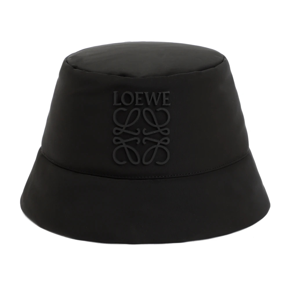 Loewe Zwarte Puffer Bucket Hoed Black Heren