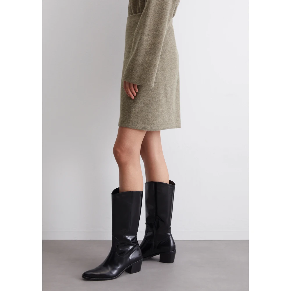 Marc O'Polo Wollen minirok gevormd Brown Dames