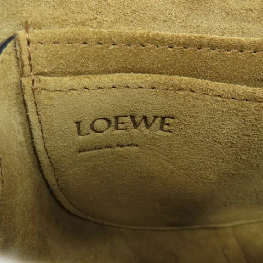 Loewe Pre-owned Leather shoulder-bags Black Dames