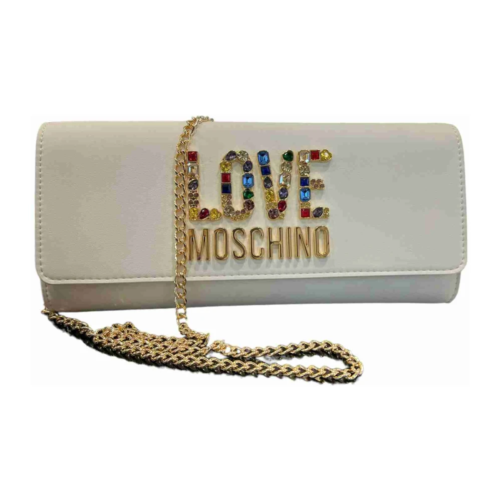 Love Moschino Stijlvolle PU-tas White Dames