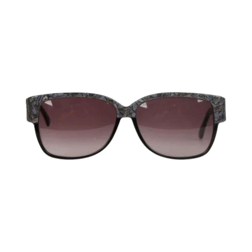 Emilio Pucci Pre-owned Plastic sunglasses Black Dames