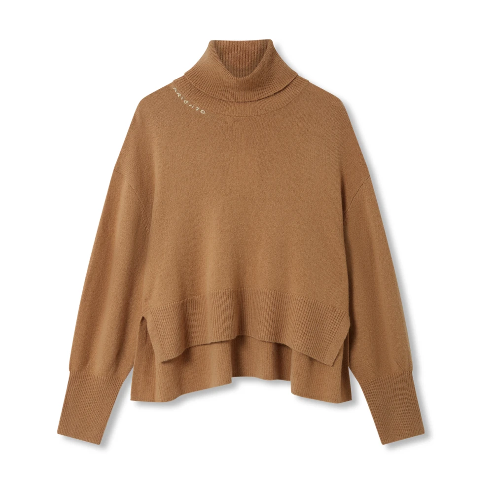 Axel Arigato Women's Brown Maeve Jumper - Turtlenecks - L - Knitwear
