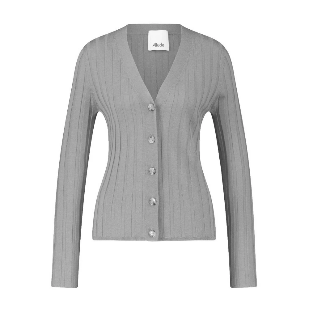 Allude Puur wollen vest Gray Dames