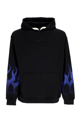 Lättvikts Flames Hoodie Svart