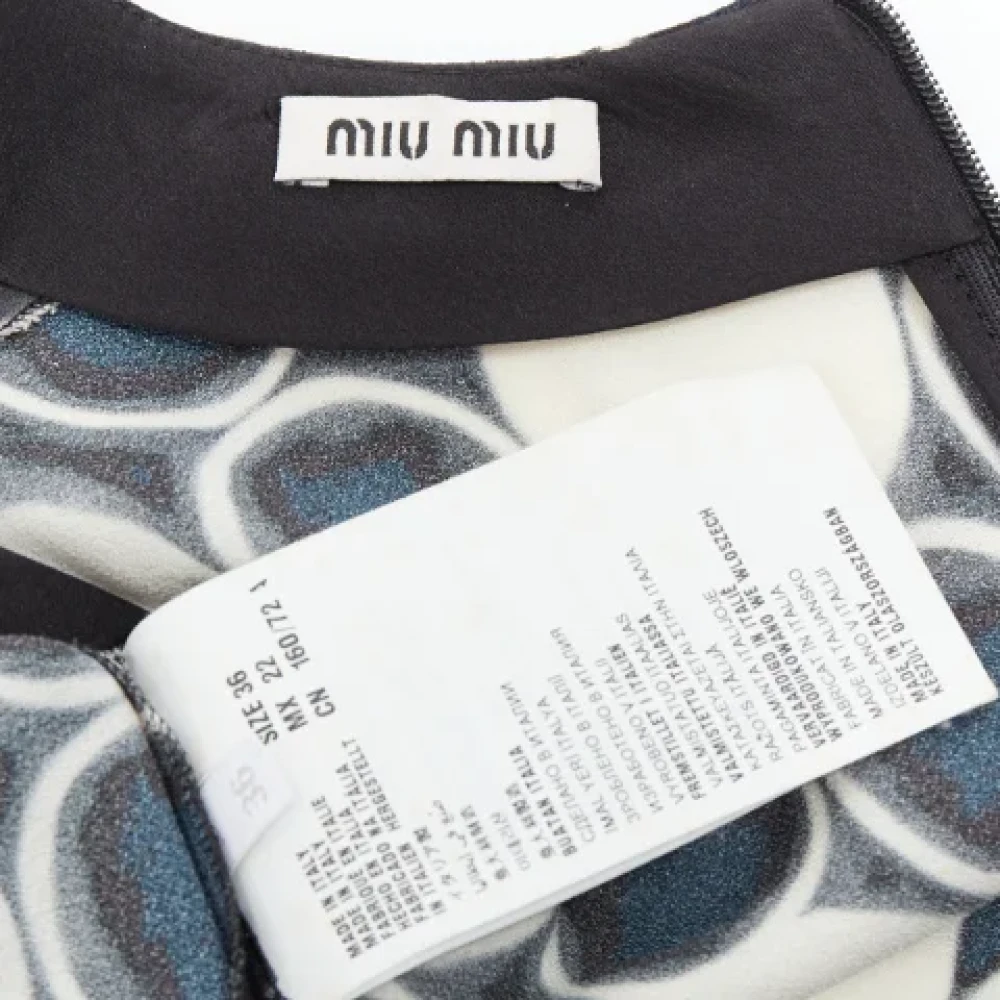 Miu Pre-owned Viscose tops Black Dames