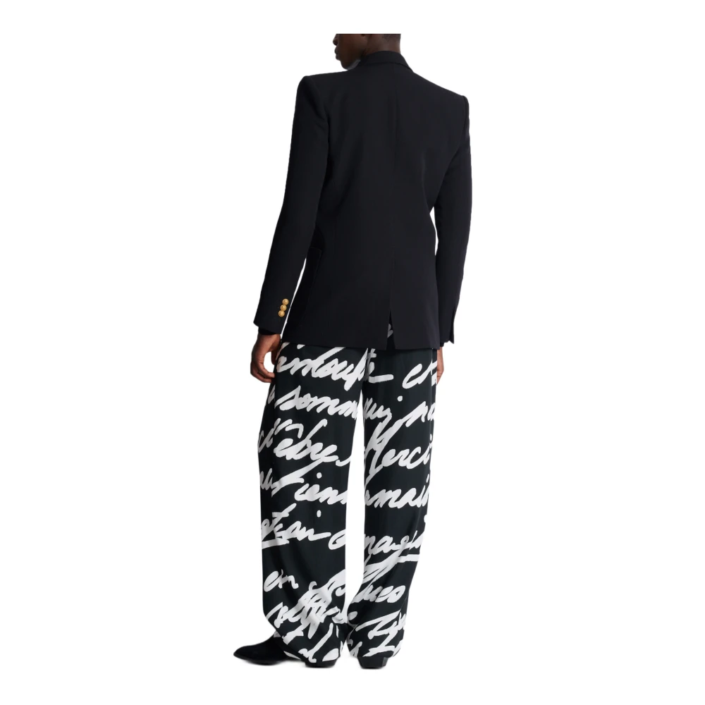 Balmain Grain de poudre blazer Black Heren