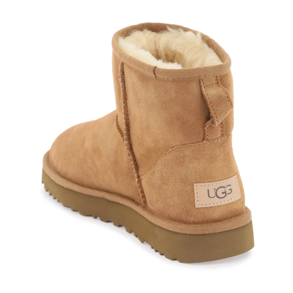 Ugg Klassieke Mini II Enkellaarzen Beige Dames