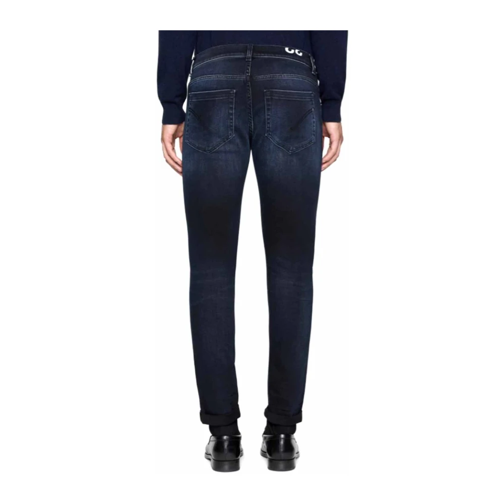 Dondup Skinny Fit Lage Taille 5-Pocket Jeans Blue Heren