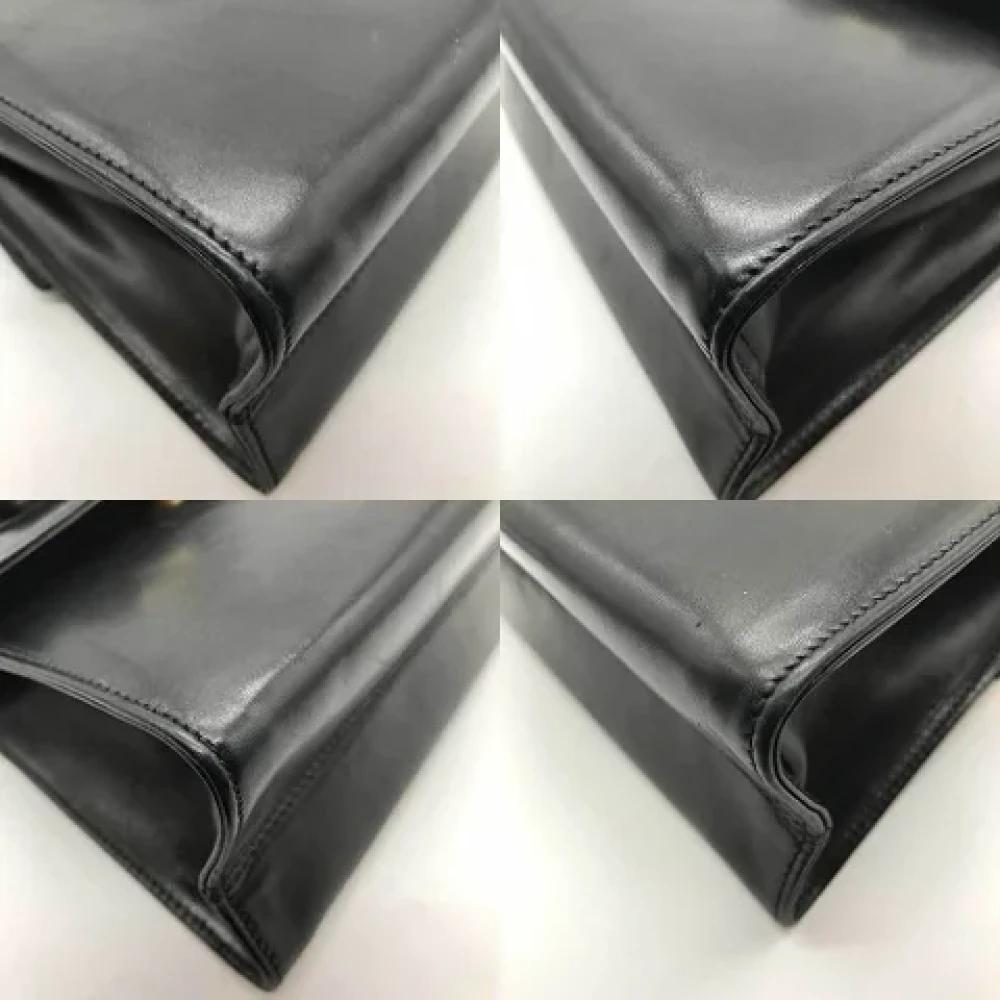 Salvatore Ferragamo Pre-owned Fabric handbags Black Dames