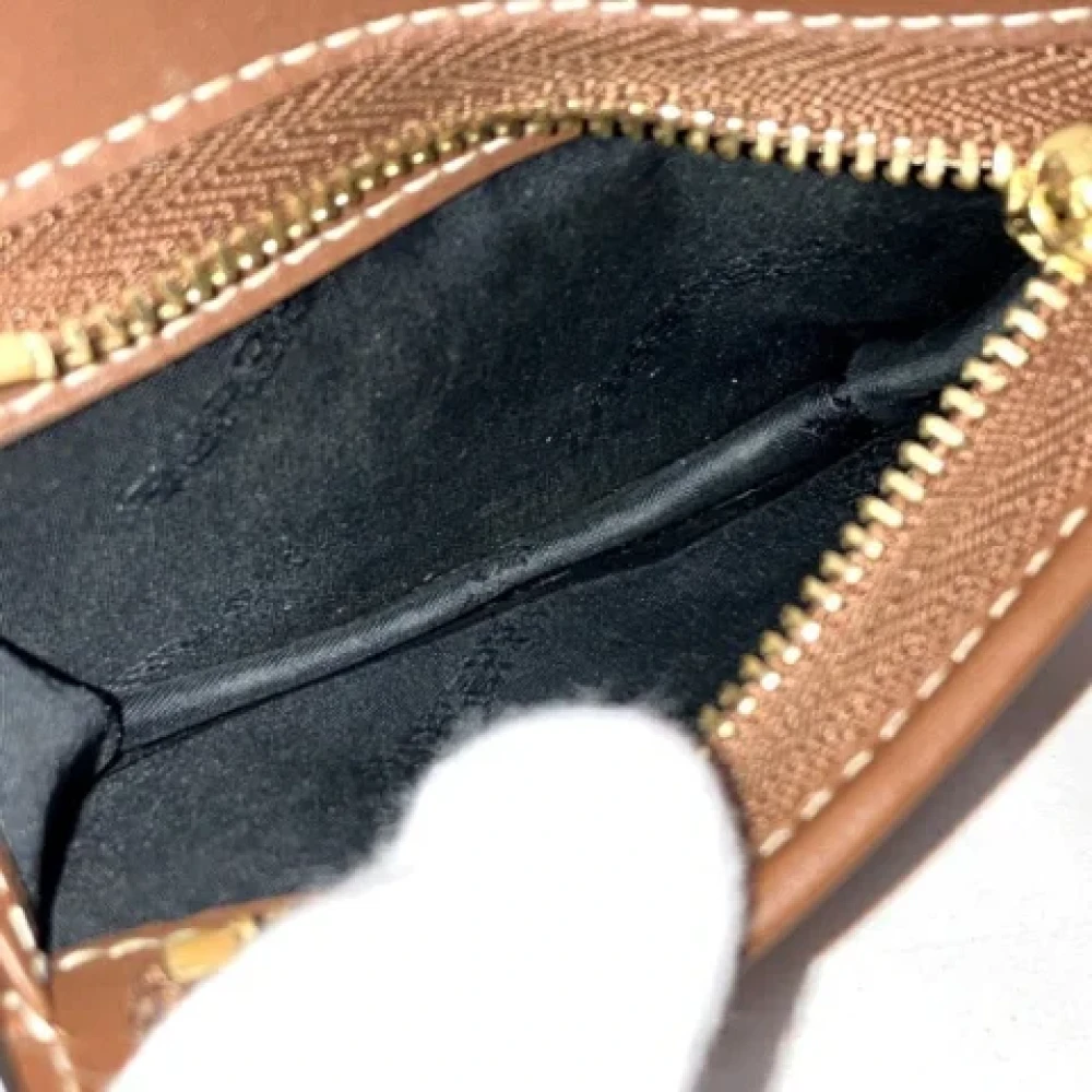 Burberry Vintage Pre-owned Leather wallets Brown Dames
