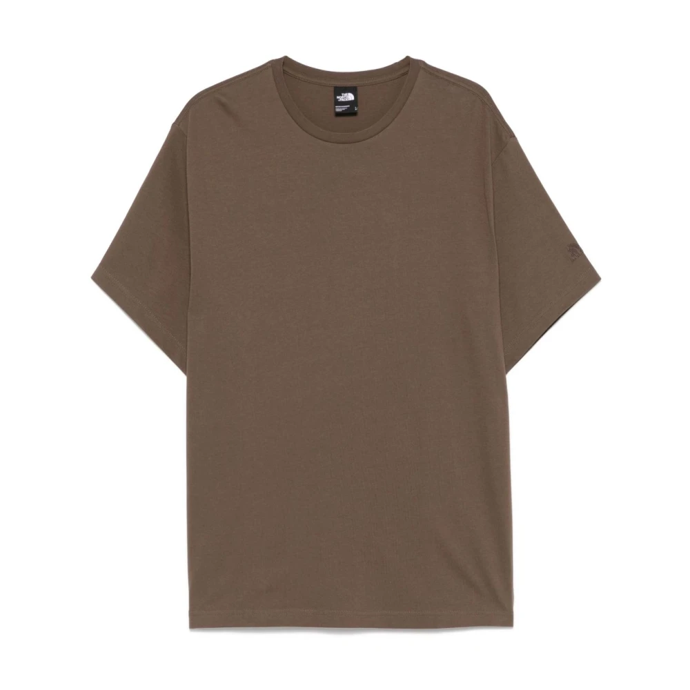 The North Face Bruine Crew Neck Korte Mouwen Shirt Brown Heren