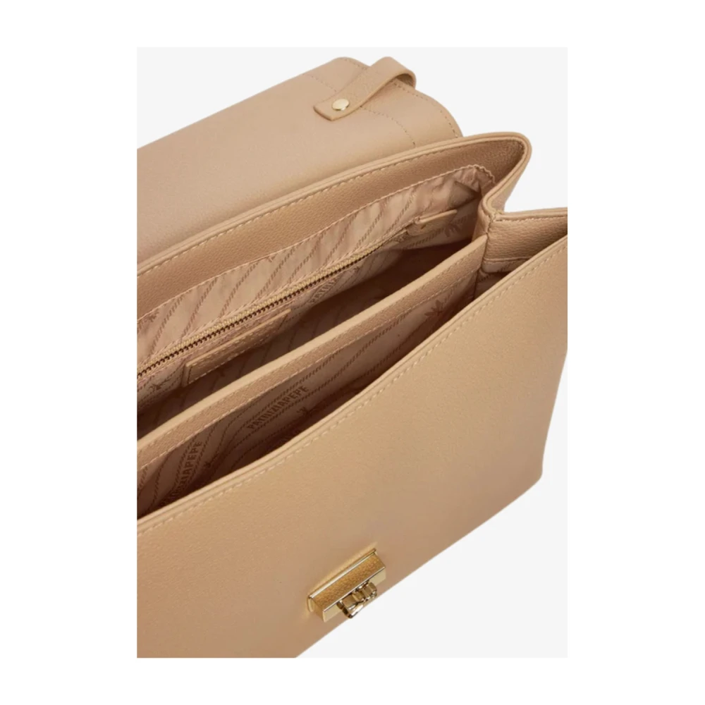 PATRIZIA PEPE Stijlvolle handtas met afneembare band Beige Dames
