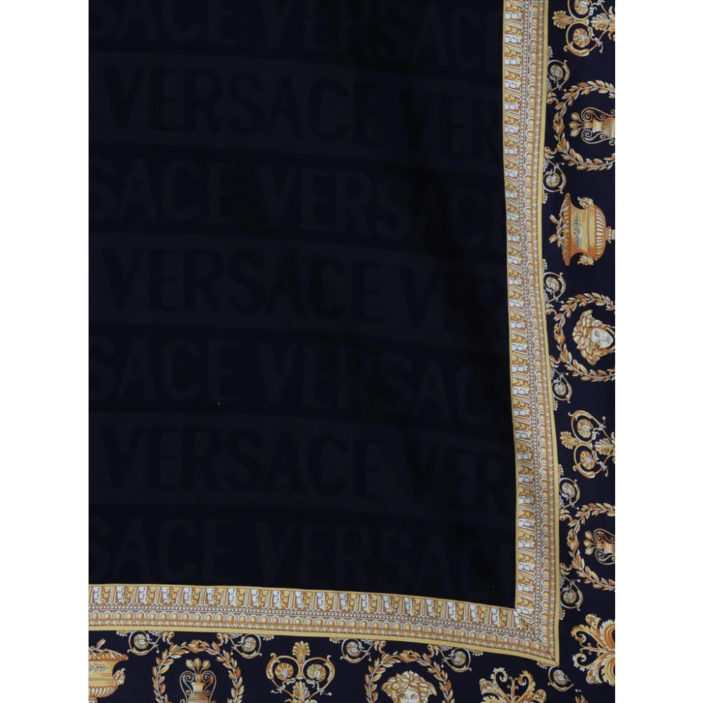 Versace Barok Plaid Ontwerp Black Unisex