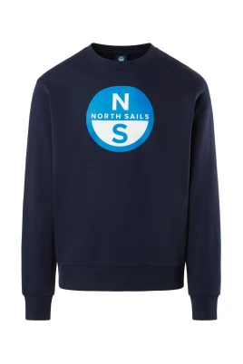 Sweatshirt med Maxitryck