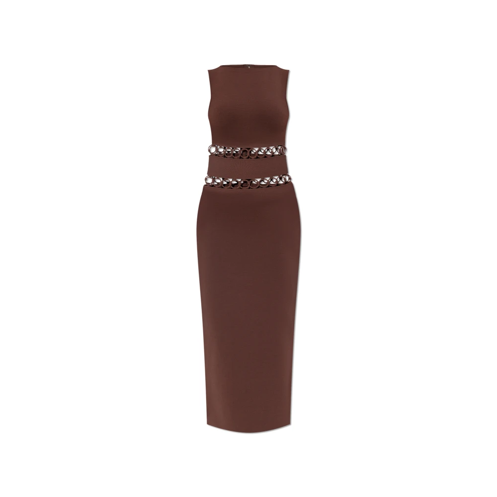 Cult Gaia Jurk River Brown Dames