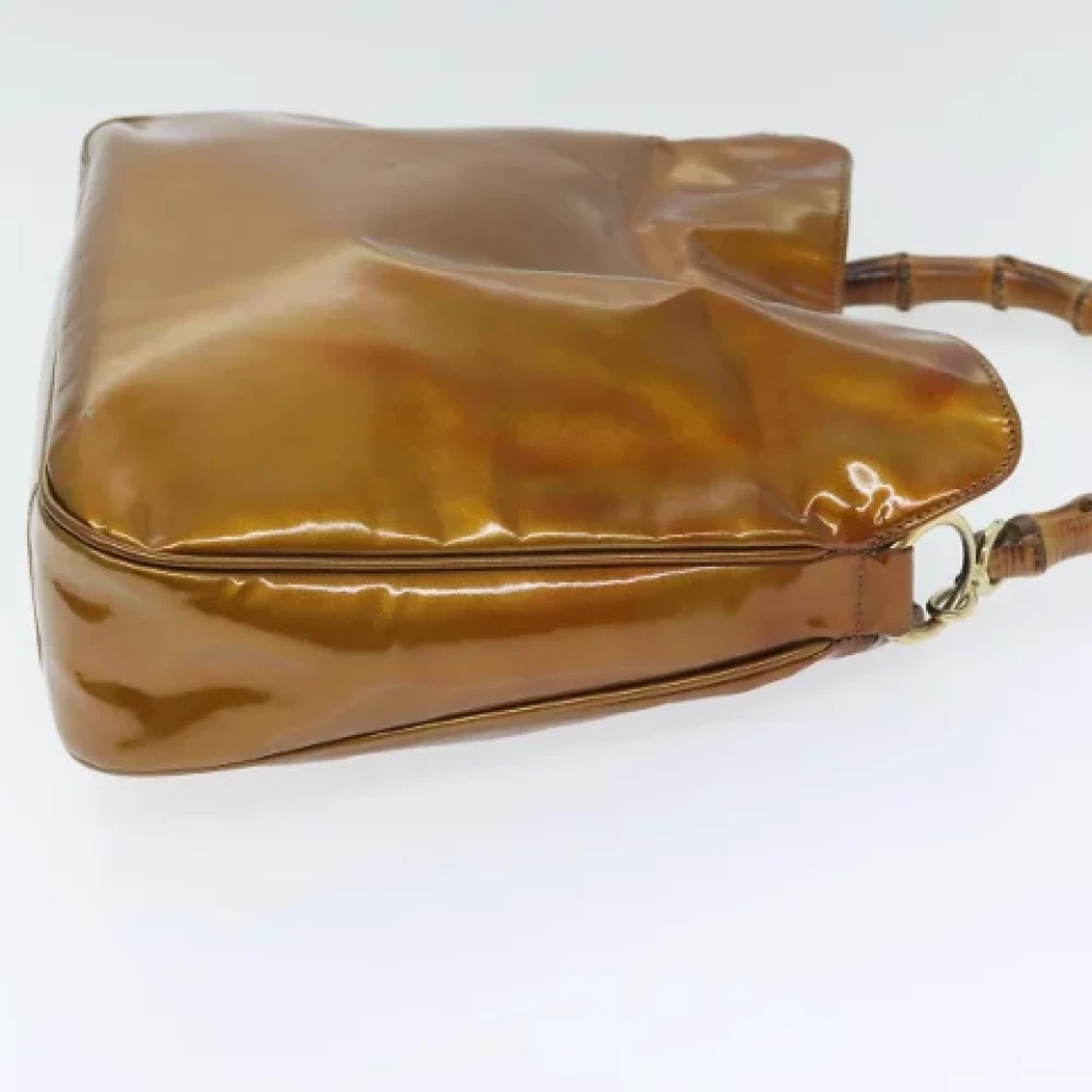 Gucci Vintage Pre-owned Fabric gucci-bags Brown Dames