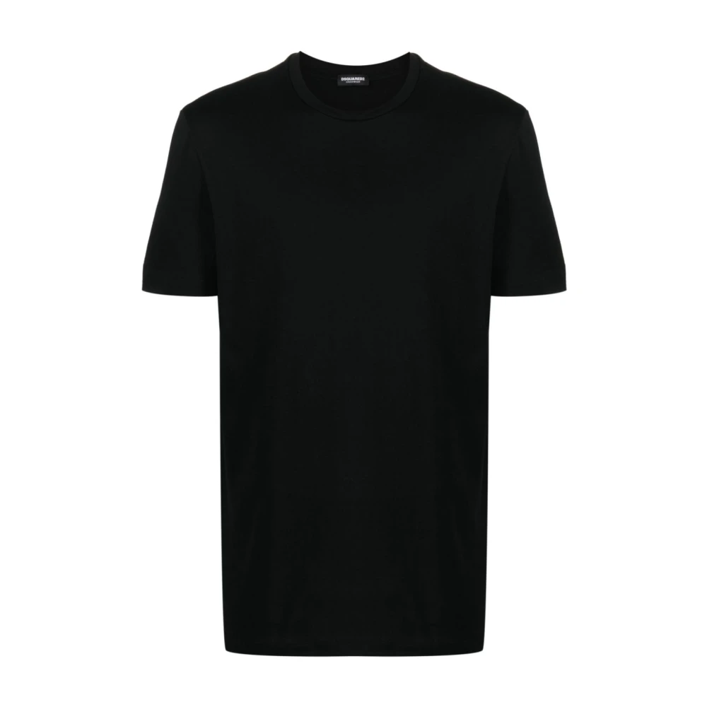 Dsquared2 Zwarte Stretch T-Shirt Ondergoed Black Heren