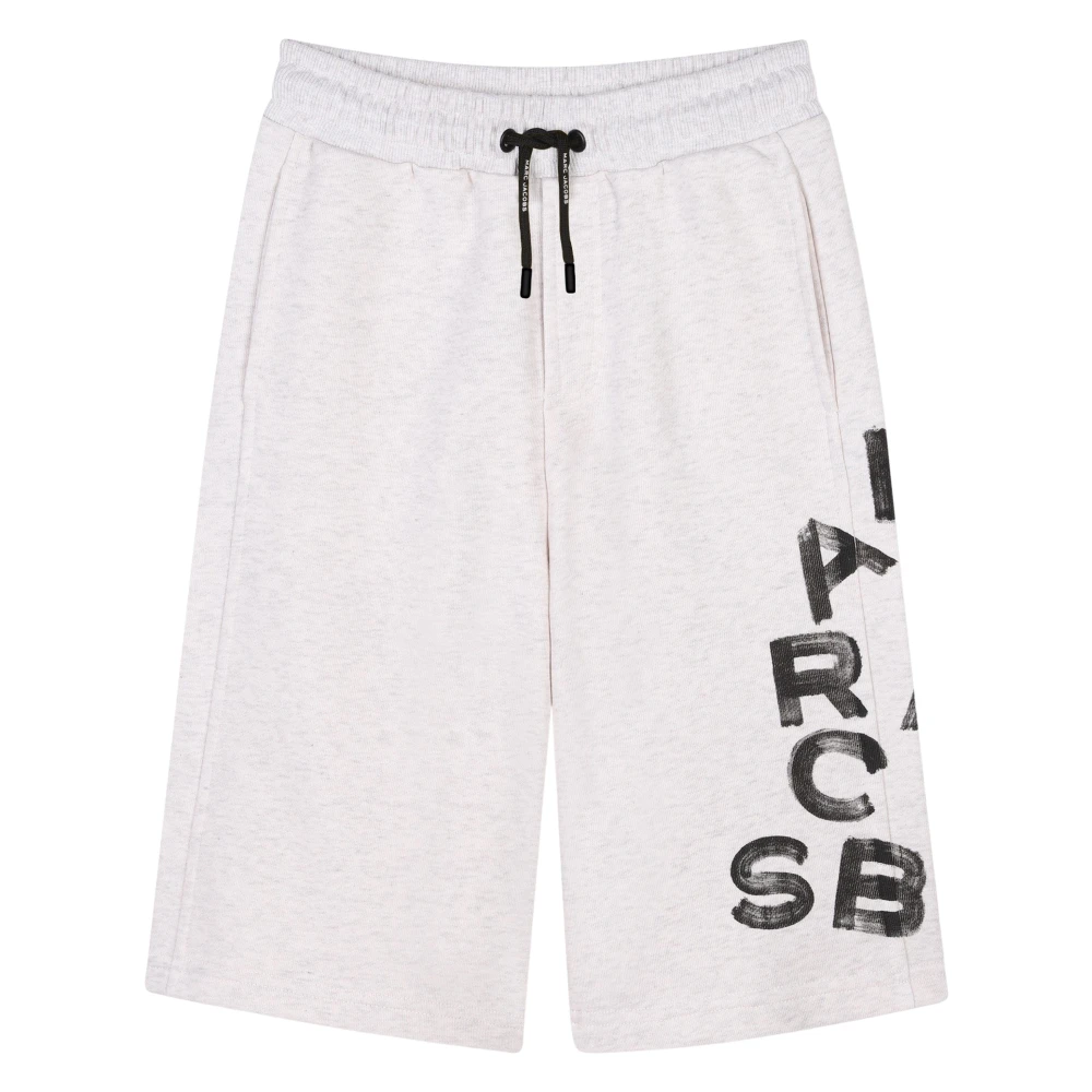 Marc Jacobs Boys Beige Shorts, 2 Y, Logo Bermuda Shorts