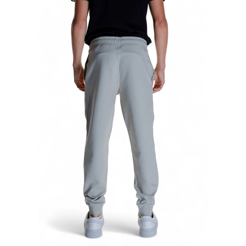 Calvin Klein Geëmbosseerde Logo Broekencollectie Katoenmix Gray Heren