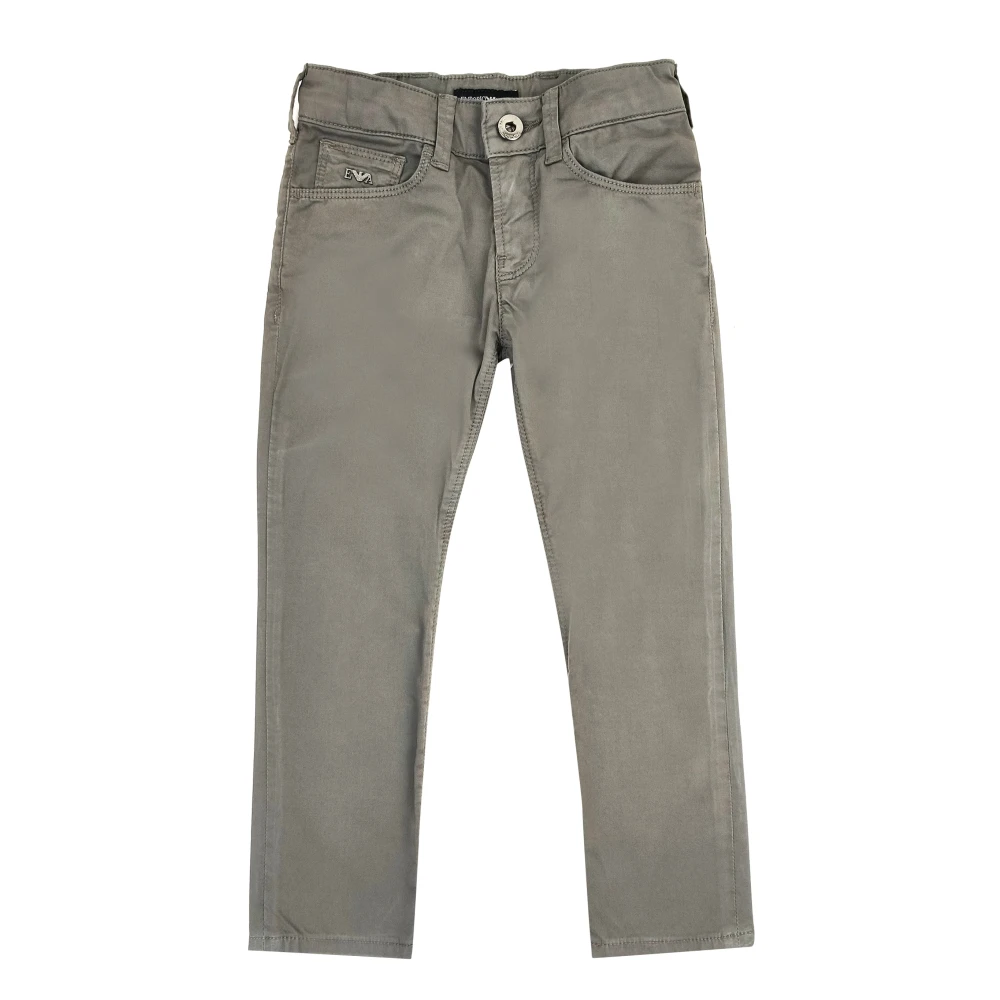 Emporio Armani Boys Gray Five-Pocket Trousers - Jeans - 8 Y - Kids