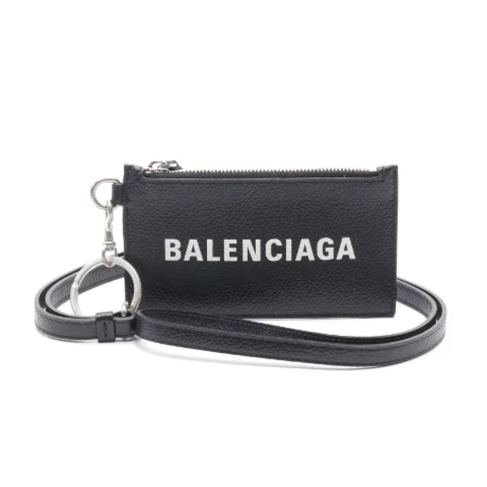 Balenciaga Vintage Pre-owned Leather wallets Black Heren