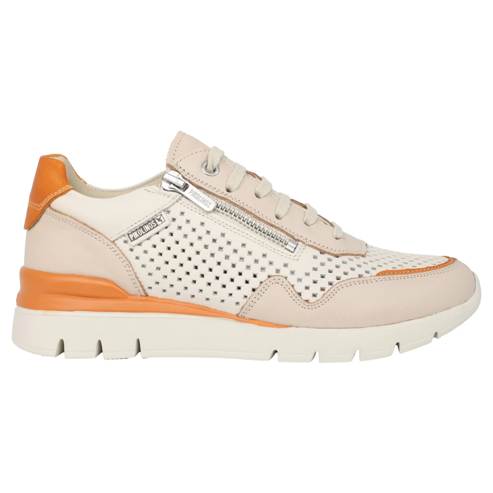 Pikolinos Witte mix damessneaker Dames Schoenen
