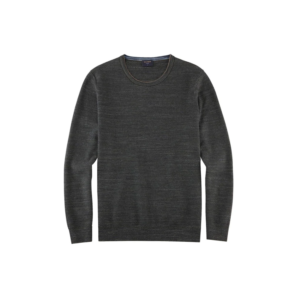 Olymp Klassieke Pullover Sweater Gray Heren
