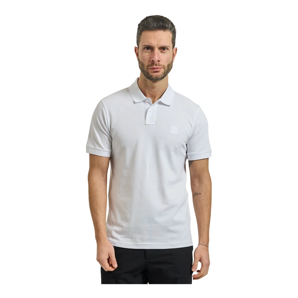 Boss Uomo Bianco Top, Xl, New,