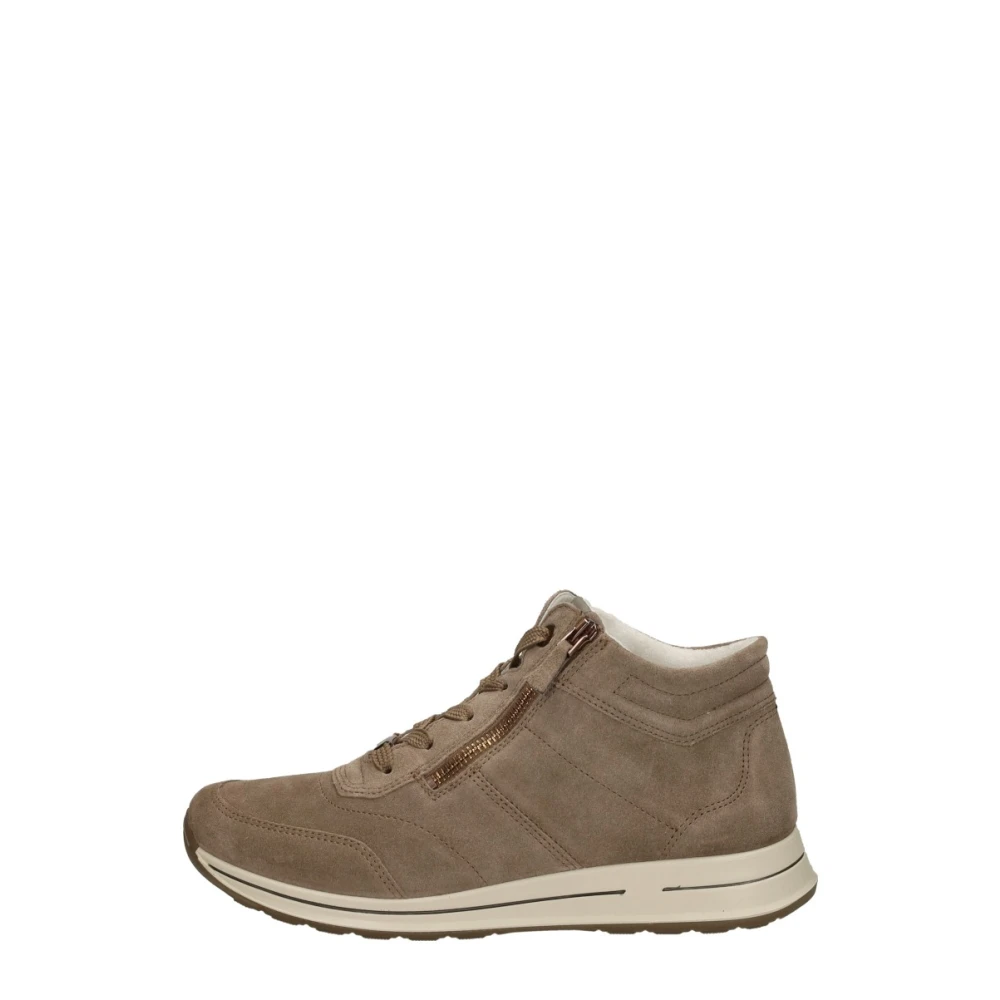 ara Osaka 2.0 Veterschoenen Hoog Dames Schoenen Beige