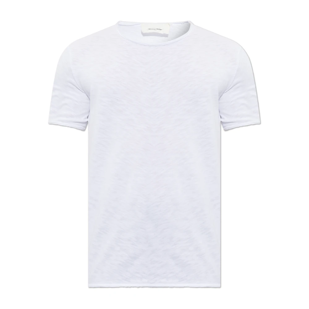 American Vintage Hombre Blanco Camisetas, Talla: 2XL