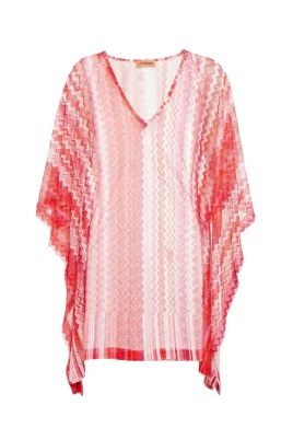 Mare Zig-zag stickad kaftan