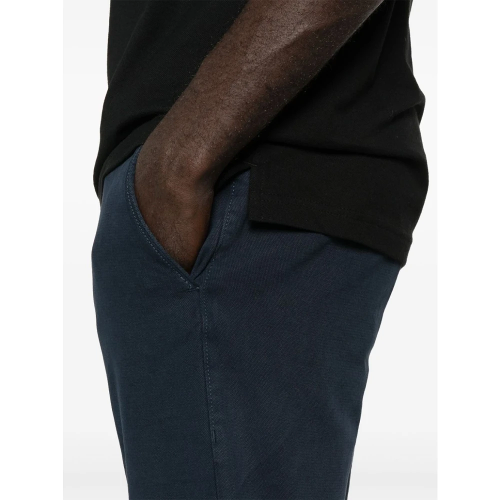 Incotex Aardebruine Piqué Weef Broek Brown Heren