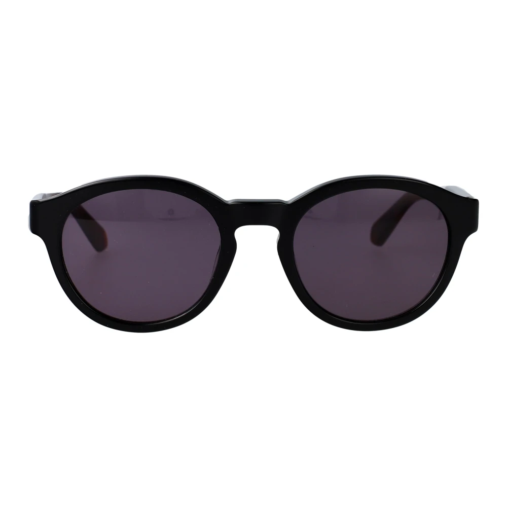 Calvin Klein Jeans Black Sunglasses, Unisex, 51 Mm, Acetate Oval Sunglasses