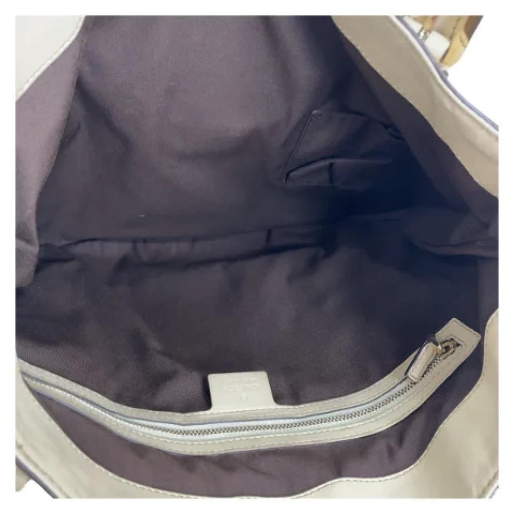 Gucci Vintage Pre-owned Leather totes Beige Dames