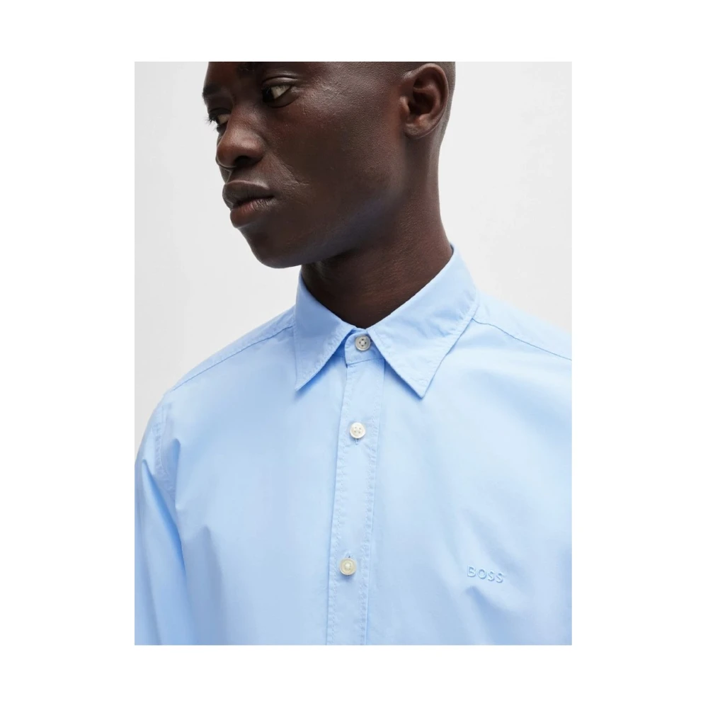 Hugo Boss Casual Overhemd Blue Heren