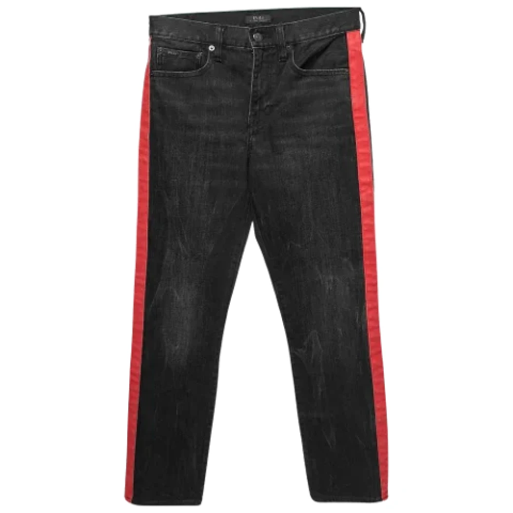 Ralph Lauren Pre-owned Cotton jeans Black Dames