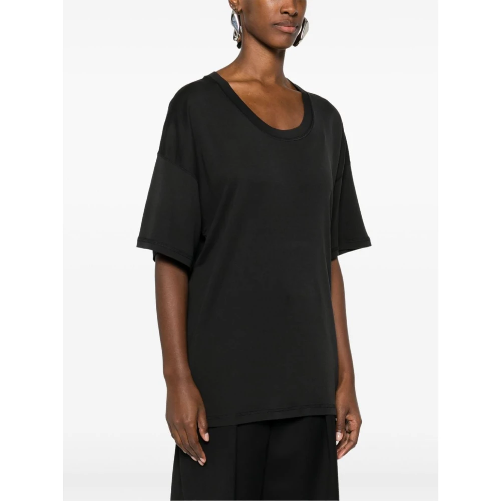 Lemaire Casual Katoenen T-shirt Black Dames