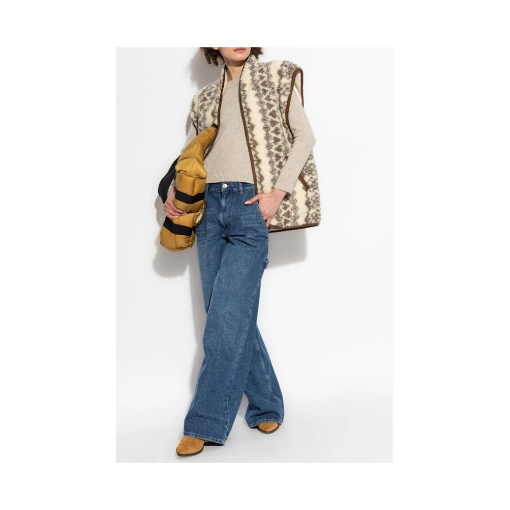Isabel Marant Étoile Grijze Sweater Ludma met Ronde Hals Gray Dames