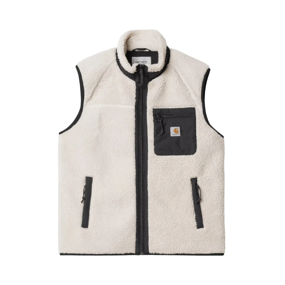 Carhartt WIP Dikke Polyester Vest met Mesh Voering Beige Heren