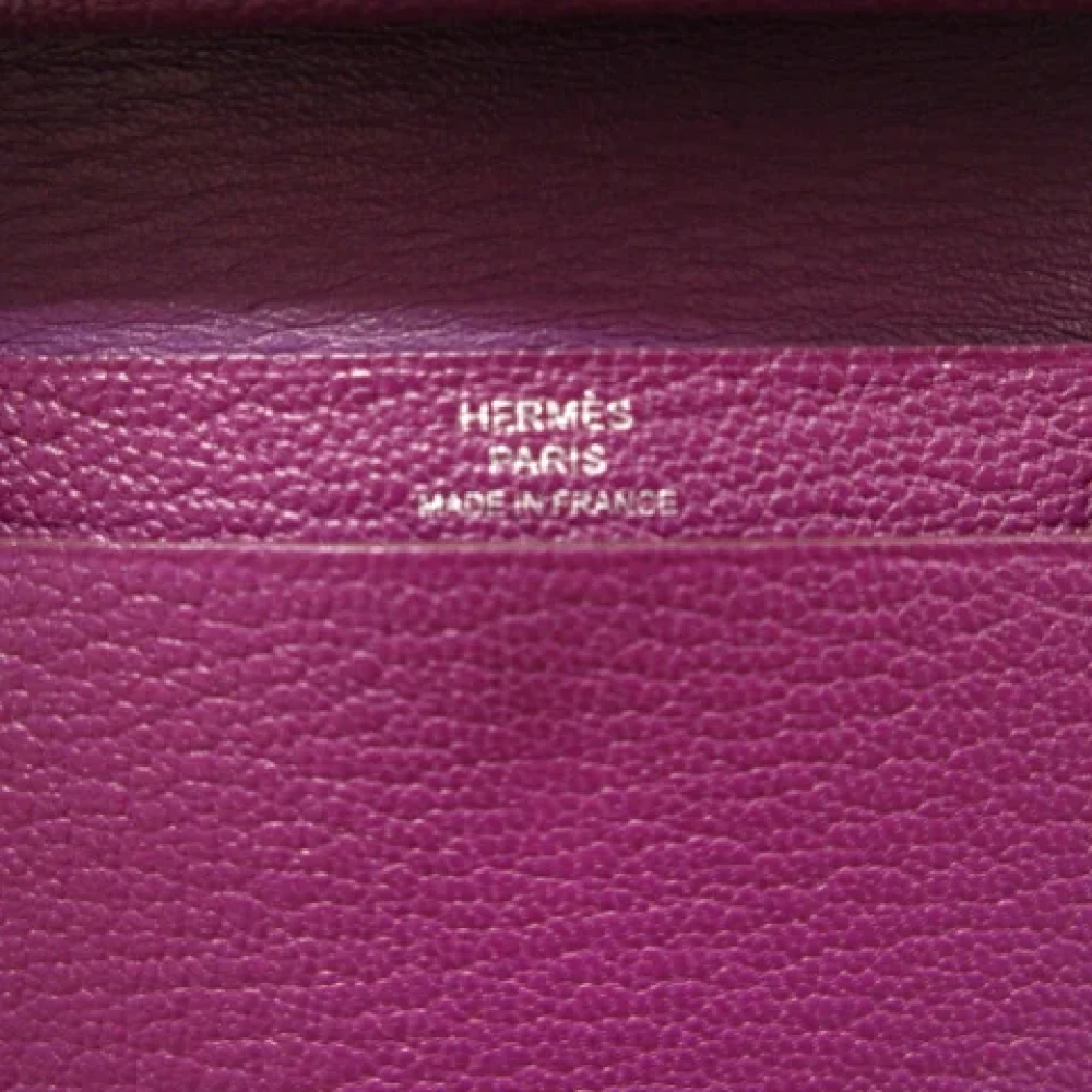 Hermès Vintage Pre-owned Leather wallets Brown Dames
