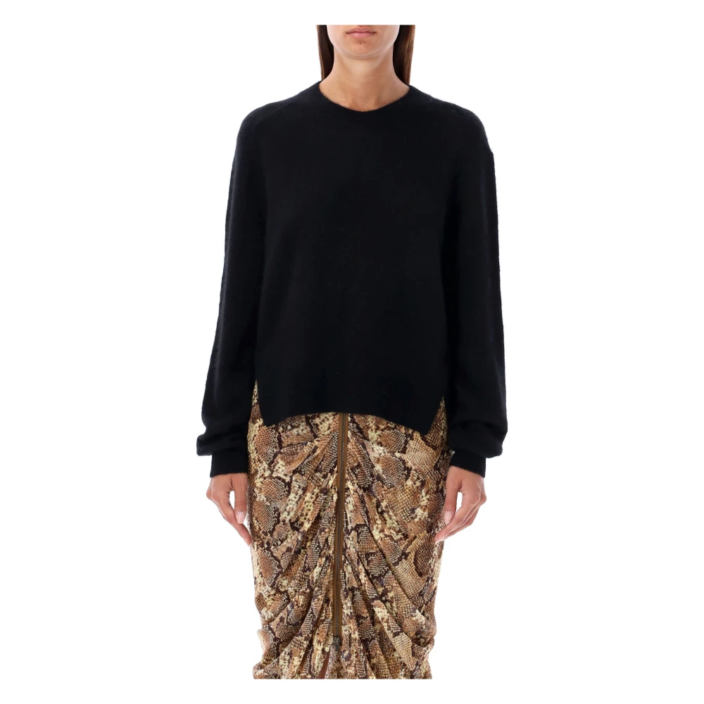 Isabel marant Zwarte Gebreide Lylia Sweater Aw24 Black Dames