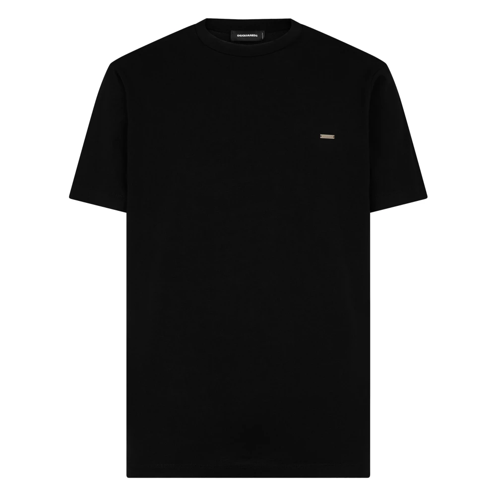 Dsquared2 Zwarte T-shirts en Polos Black Heren
