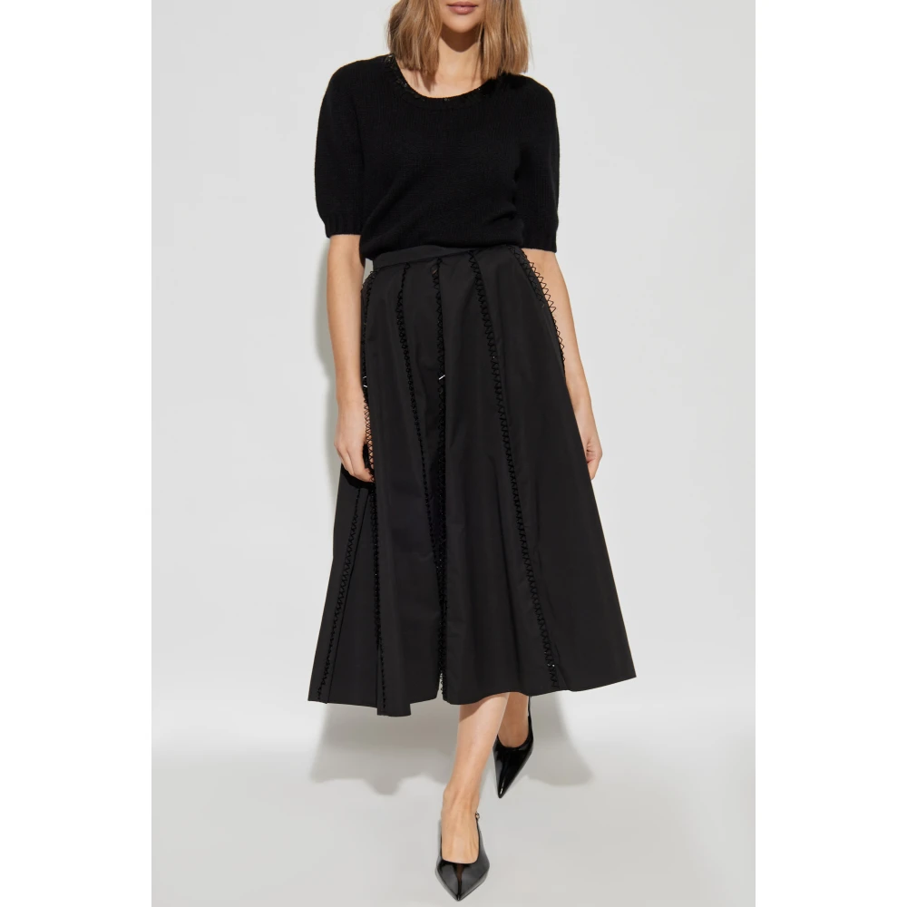 Fabiana Filippi Kasjmier trui Black Dames